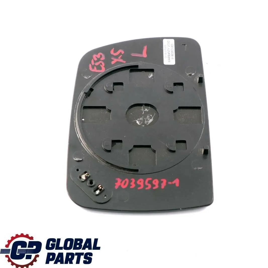 BMW X5 Series E53 1 Left N/S Wing Mirror Glass Heated Wide Angle - SKU 7039597-1 - Part number 7039597