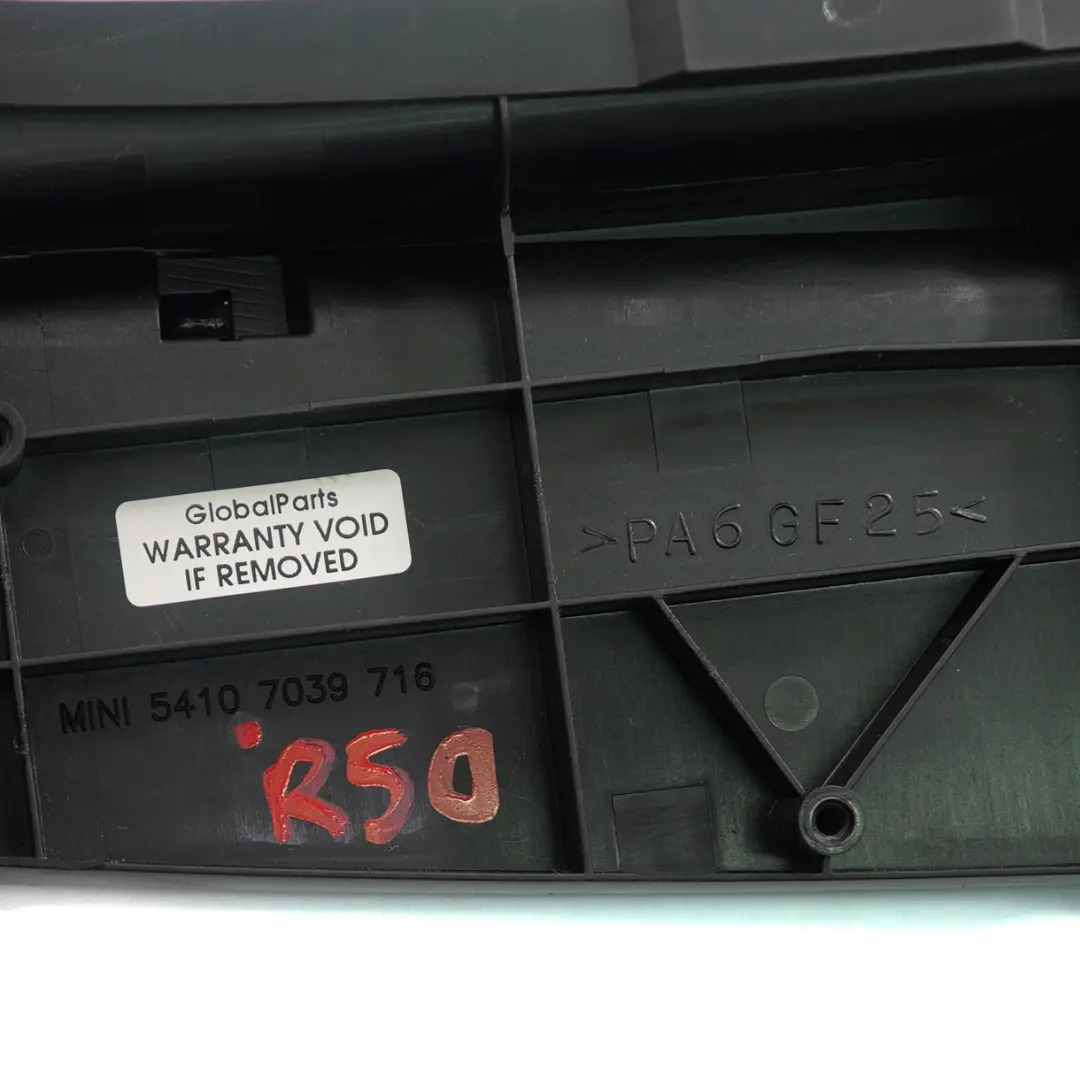 Déflecteur D'air Arrière Couvercle pour Mini Cooper One R50 R53 à propos du numéro de pièce 7039716 Mini Cooper One R50 R53 Déflecteur D'air Arrière Couvercle - SKU 7039716 - Numéro de pièce 7039716