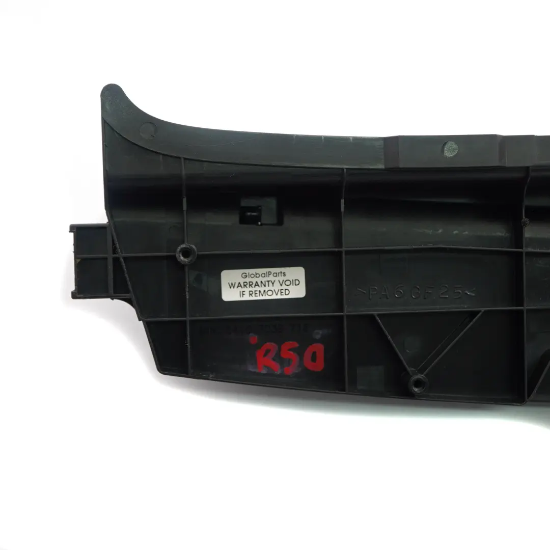 Deflector De Viento Trasero Cubierta para Mini Cooper One R50 R53 con número de pieza 7039716 Mini Cooper One R50 R53 Deflector De Viento Trasero Cubierta - SKU 7039716 - Número de pieza 7039716