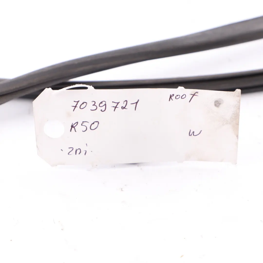 Sliding Roof Seal Mini R50 R53 Sunroof Glass Sealing Gasket Rubber to with Part number 7039721 Sliding Roof Seal Mini R50 R53 Sunroof Glass Sealing Gasket Rubber - SKU 7039721 - Part number 7039721