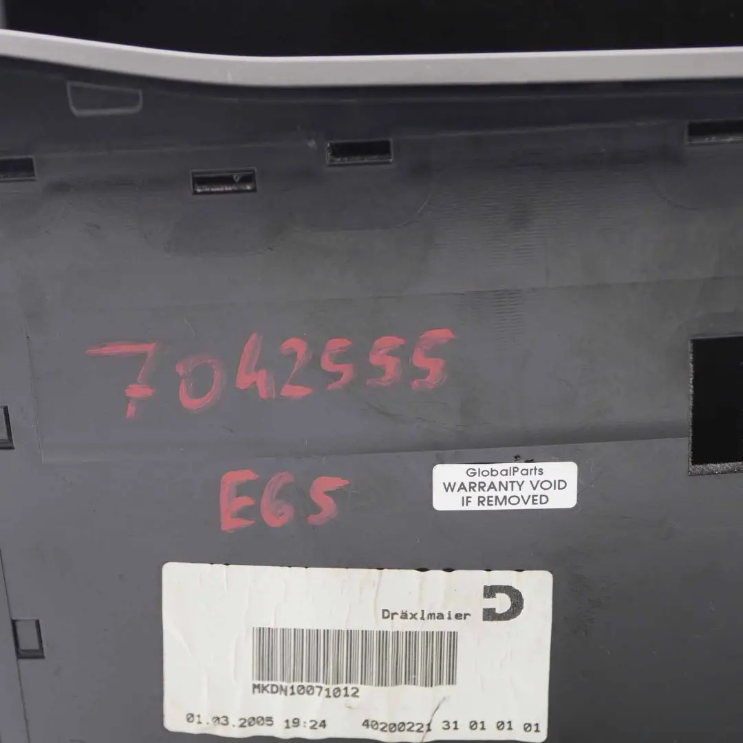 Centre Console Oddments Tray Compartment Armrest Holder to BMW E65 E66 with Part number 7042555 BMW E65 E66 Centre Console Oddments Tray Compartment Armrest Holder - SKU 7042555-1 - Part number 7042555