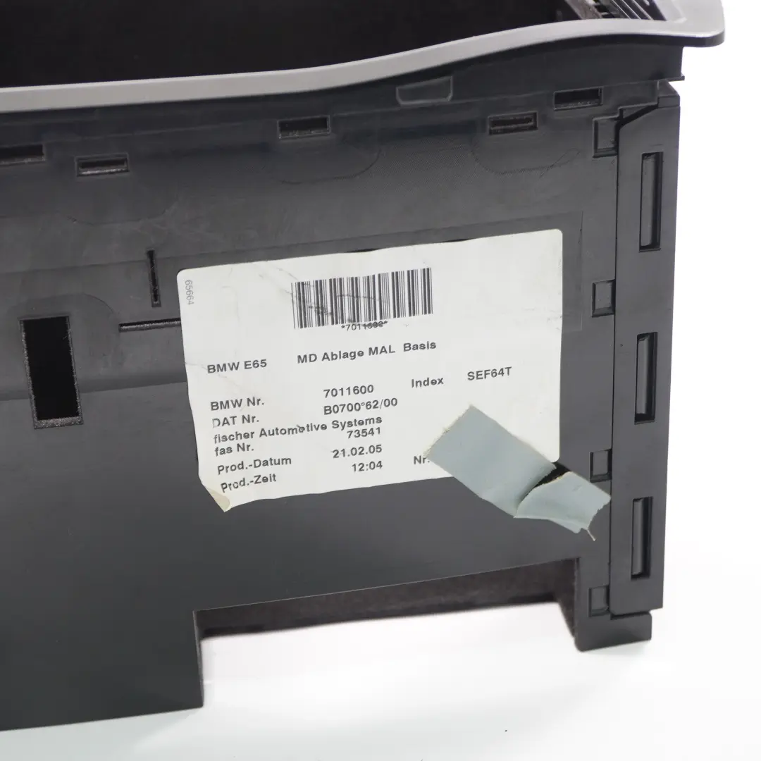 Centre Console Oddments Tray Compartment Armrest Holder to BMW E65 E66 with Part number 7042555 BMW E65 E66 Centre Console Oddments Tray Compartment Armrest Holder - SKU 7042555-1 - Part number 7042555
