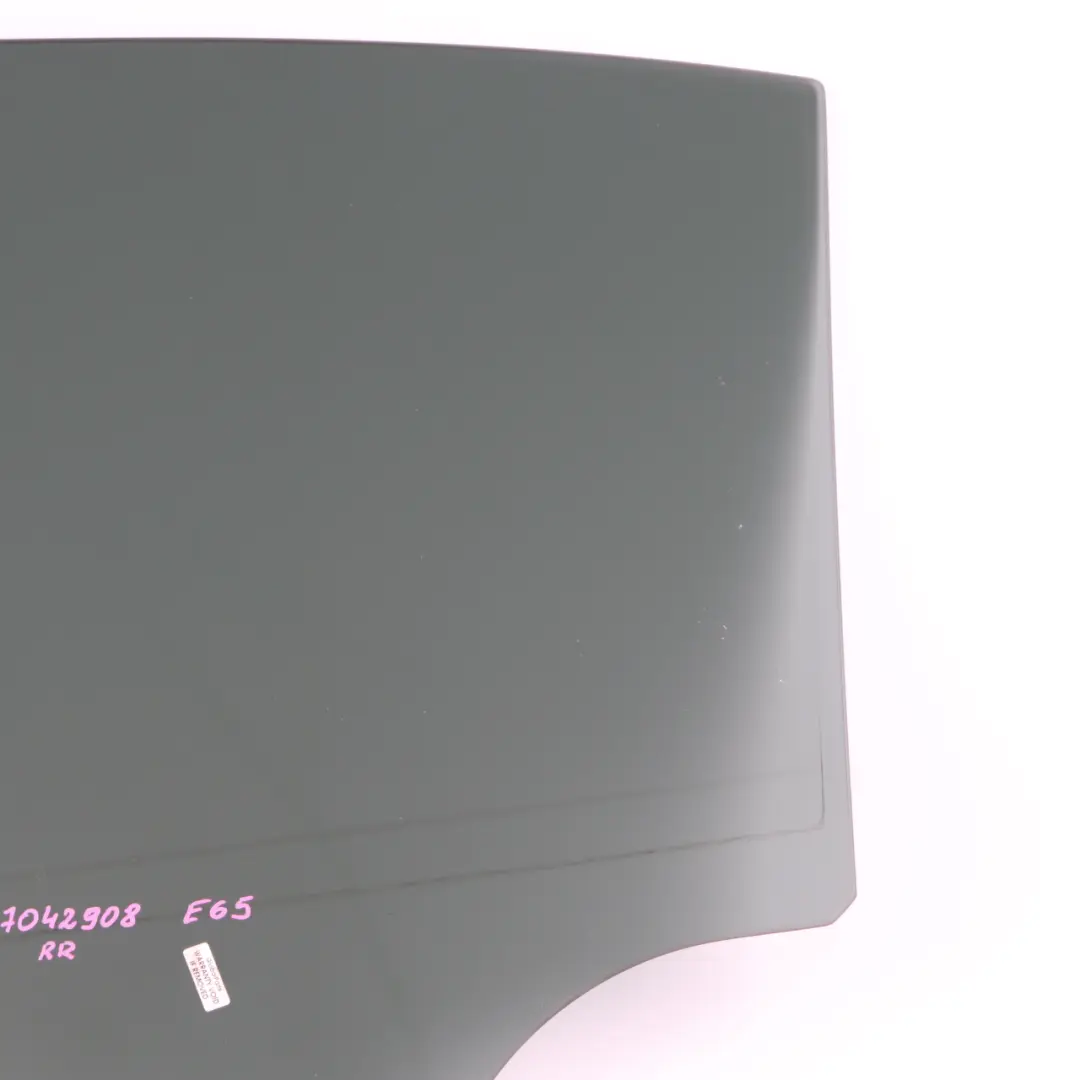 Door Window Rear Right O/S Window Glass Tinted AS3 to BMW E65 E66 with Part number 7042908 BMW E65 E66 Door Window Rear Right O/S Window Glass Tinted AS3 - SKU 7042908 - Part number 7042908