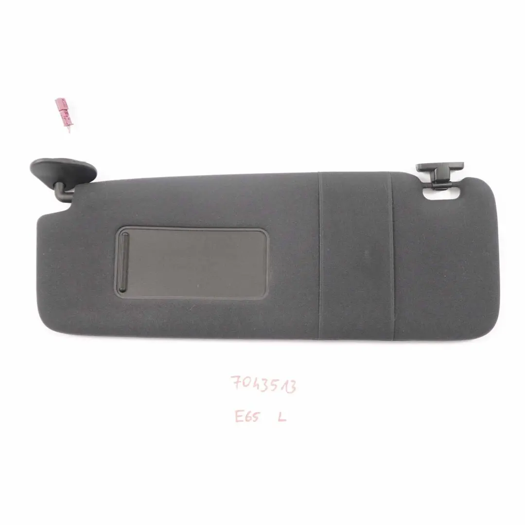  Sun Visor BMW E65 E66 Left N/S Lamp Illuminated Mirror Anthrazit - SKU 7043513 - Part number 7043513