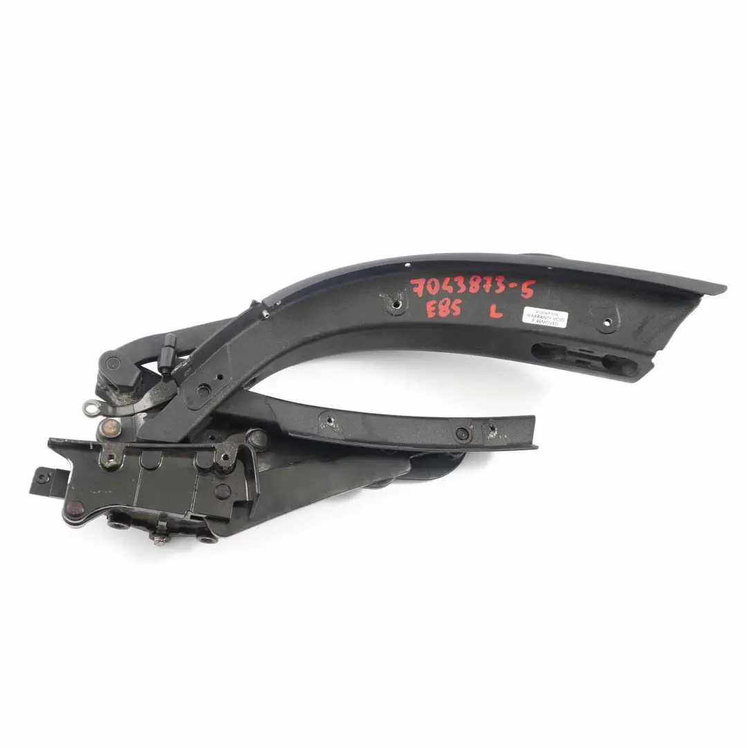 Cabriodach Verdeck Mechanismus Scharnier Links für BMW Z4 E85 Roadster mit Teilenummer 7043873 BMW Z4 E85 Roadster Cabriodach Verdeck Mechanismus Scharnier Links - SKU 7043873-5 - Teilenummer 7043873