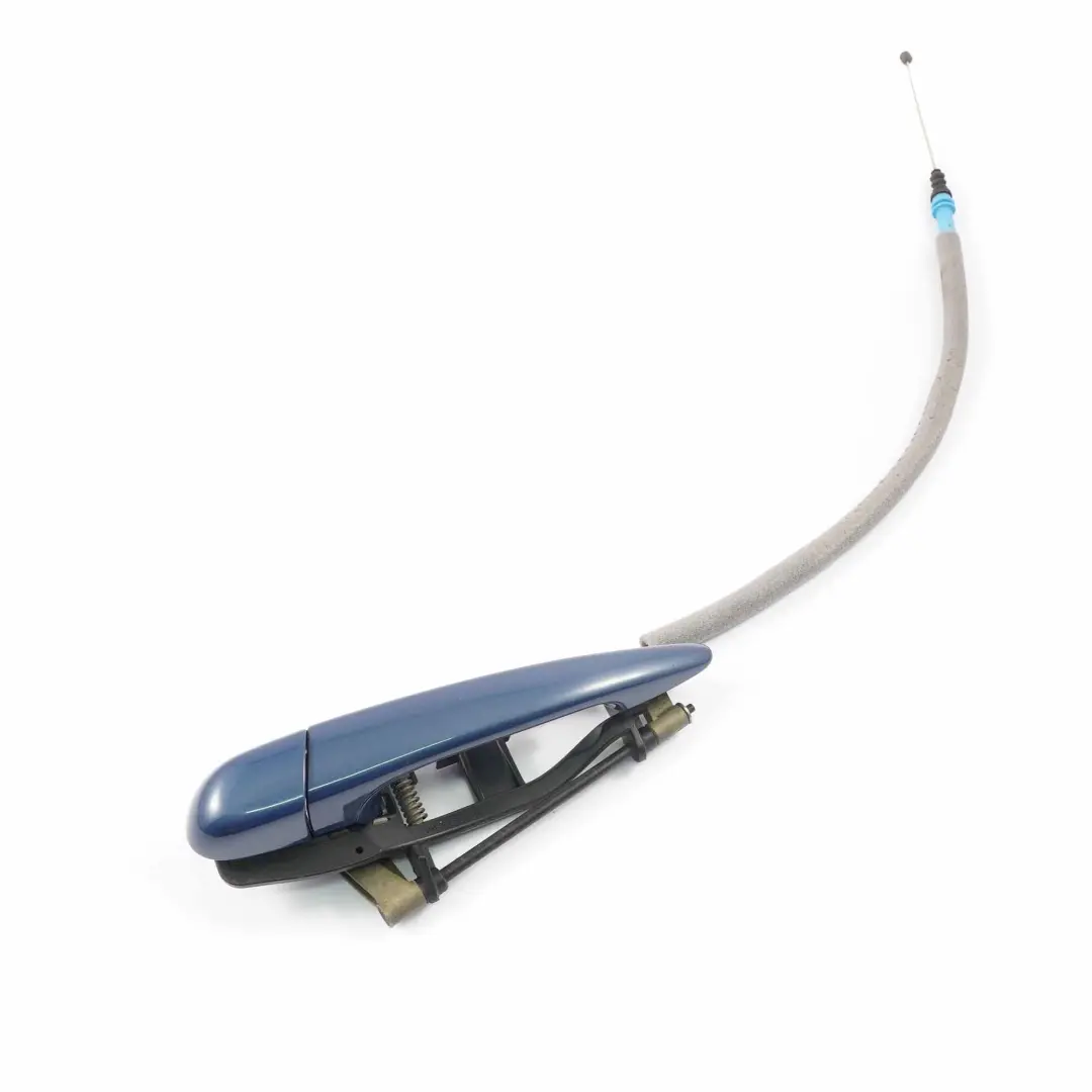 Maniglia porta posteriore sinistra Topasblau Topaz Blue per BMW E46 Berlina con numero di parte 7044841 BMW E46 Berlina Maniglia porta posteriore sinistra Topasblau Topaz Blue - SKU 7044841-TPB - Numero di parte 7044841