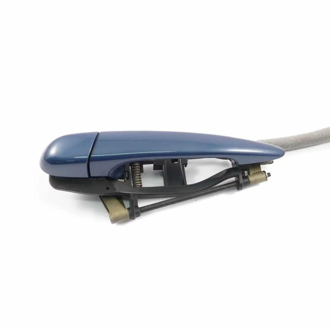 BMW E46 Berlina Maniglia porta posteriore sinistra Topasblau Topaz Blue - SKU 7044841-TPB - Numero di parte 7044841