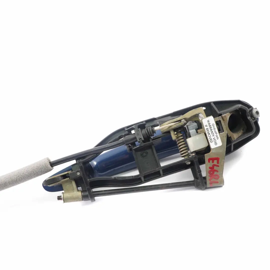 BMW 3 er E46 Türaussengriff Tür Hinten Links Topasblau Metallic 364 - SKU 7044841-TPB - Teilenummer 7044841