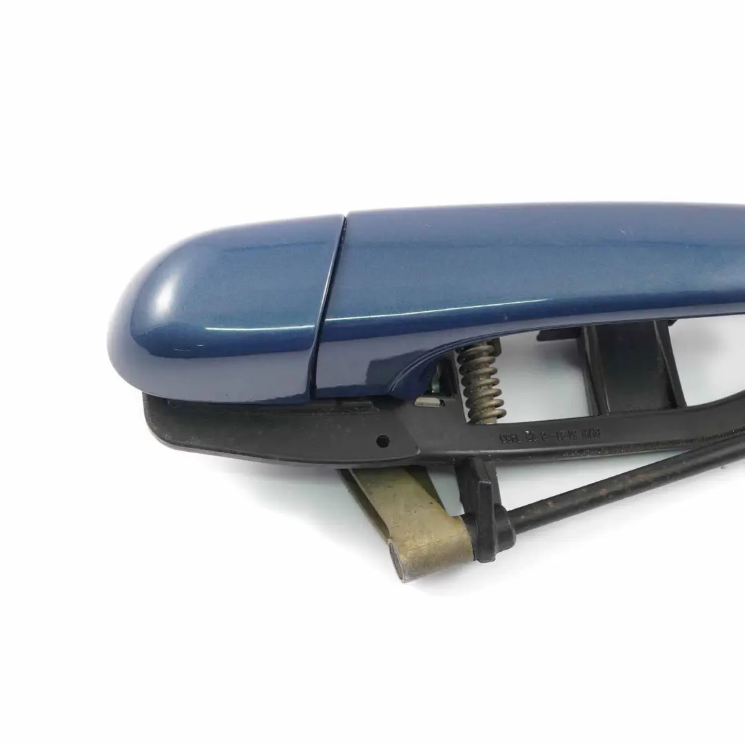 BMW E46 Saloon Door Handle Outside Rear Left N/S Topasblau Topaz Blue 364 - SKU 7044841-TPB - Part number 7044841