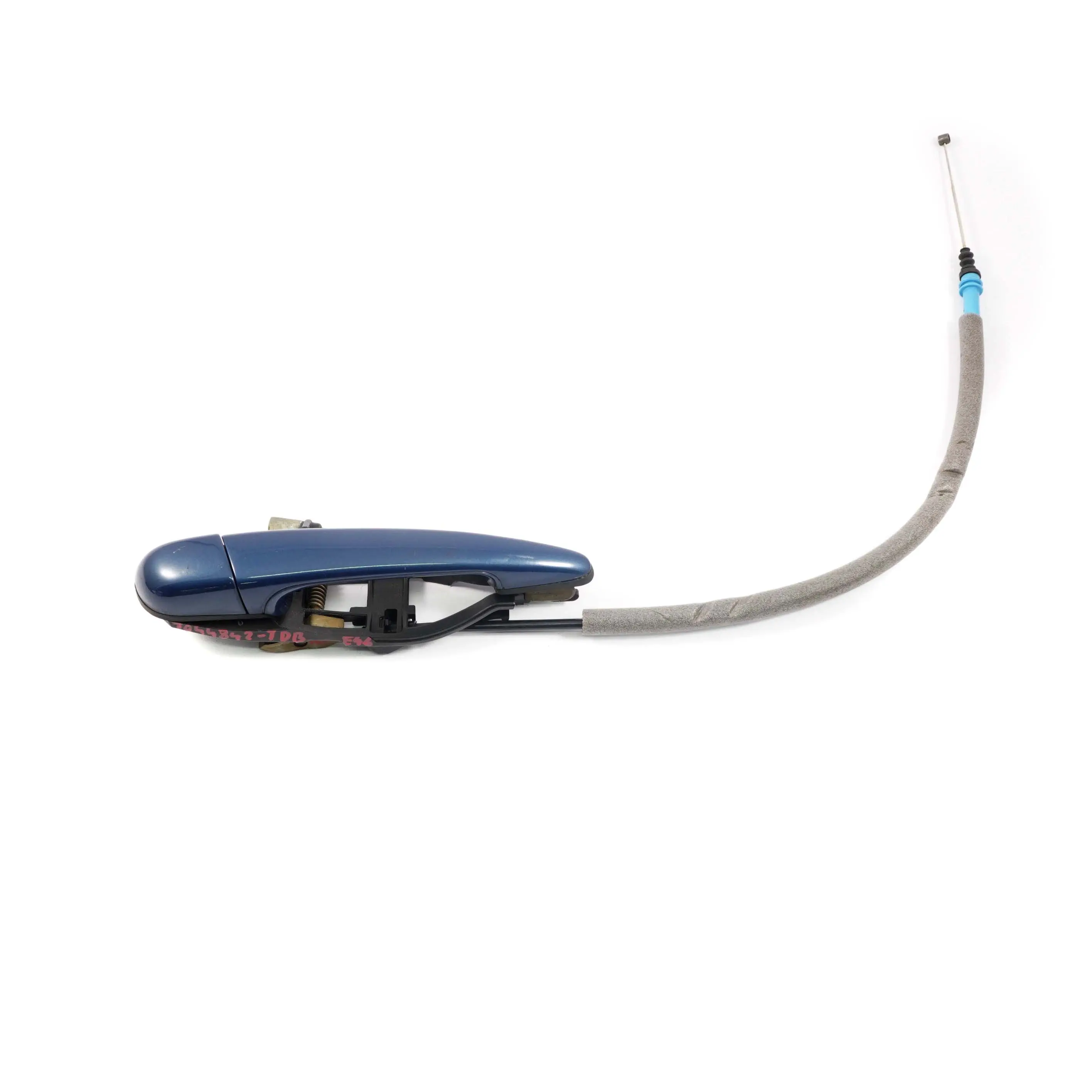BMW E46 Maniglia Esterna Porta Posteriore Destra Toledoblau Toledo Blue 482