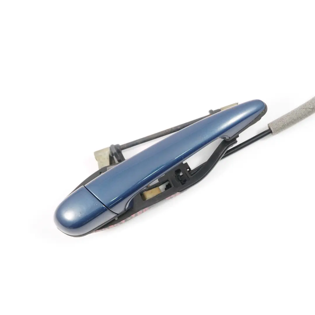 BMW 3 Series E46 Outside Door Handle Rear Right O/S Toledoblau Toledo Blue 482 - SKU 7044842-TDB - Part number 7044842