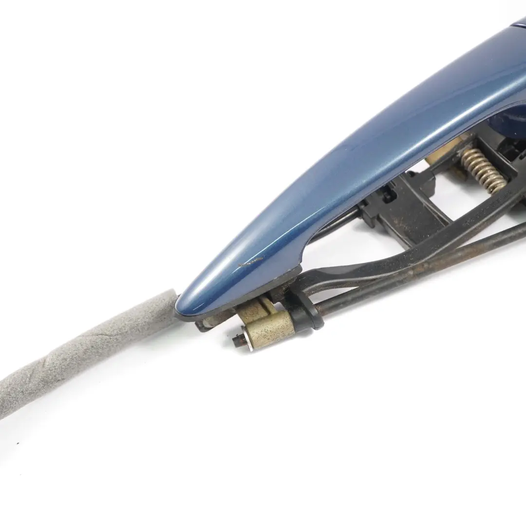 BMW 3 Series E46 Outside Door Handle Rear Right O/S Toledoblau Toledo Blue 482 - SKU 7044842-TDB - Part number 7044842