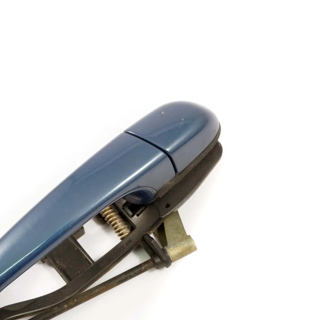 BMW E46 Poignee de porte exterieure arriere droite Toledoblau Toledo Blue 482 - SKU 7044842-TDB - Numéro de pièce 7044842