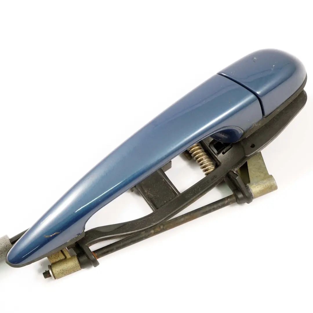 Outside Door Handle Rear Right O/S Toledoblau Toledo Blue 482 to BMW 3 Series E46 with Part number 7044842 BMW 3 Series E46 Outside Door Handle Rear Right O/S Toledoblau Toledo Blue 482 - SKU 7044842-TDB - Part number 7044842