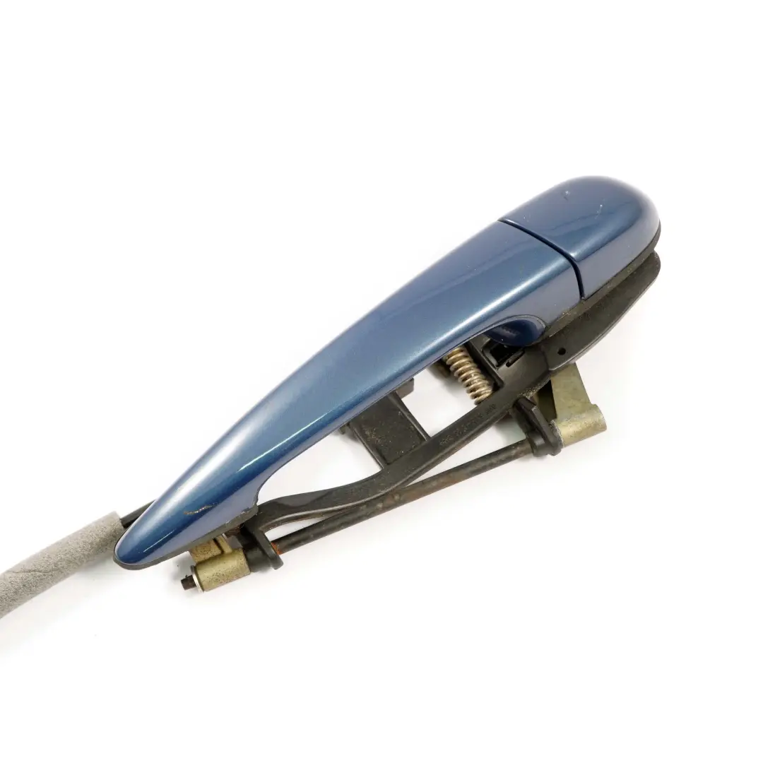 BMW 3 Series E46 Outside Door Handle Rear Right O/S Toledoblau Toledo Blue 482 - SKU 7044842-TDB - Part number 7044842