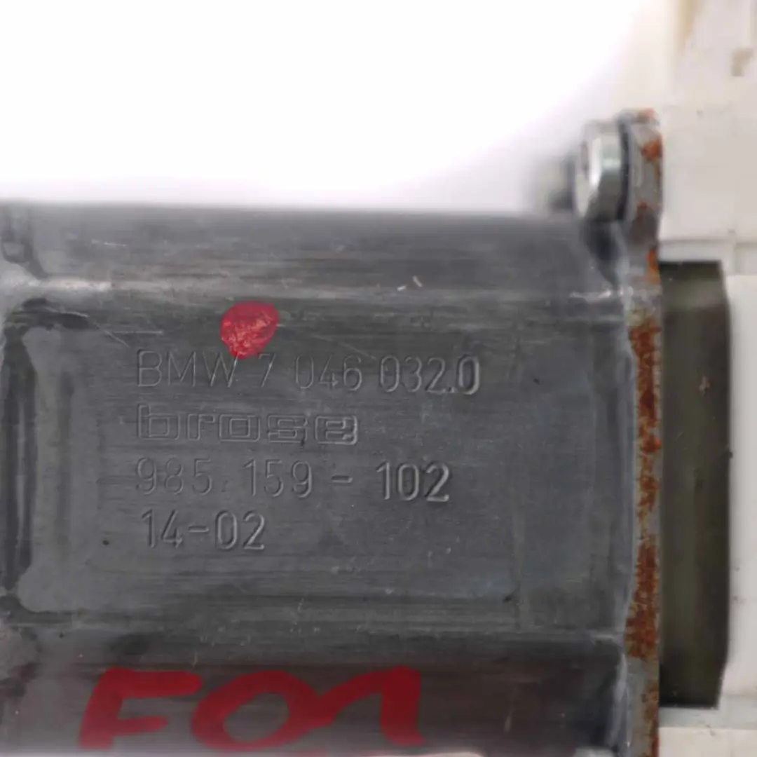  Motor Elevalunas BMW F01 F21 F32 Puerta Delantera Derecha Actuador - SKU 7046032 - Número de pieza 7046032