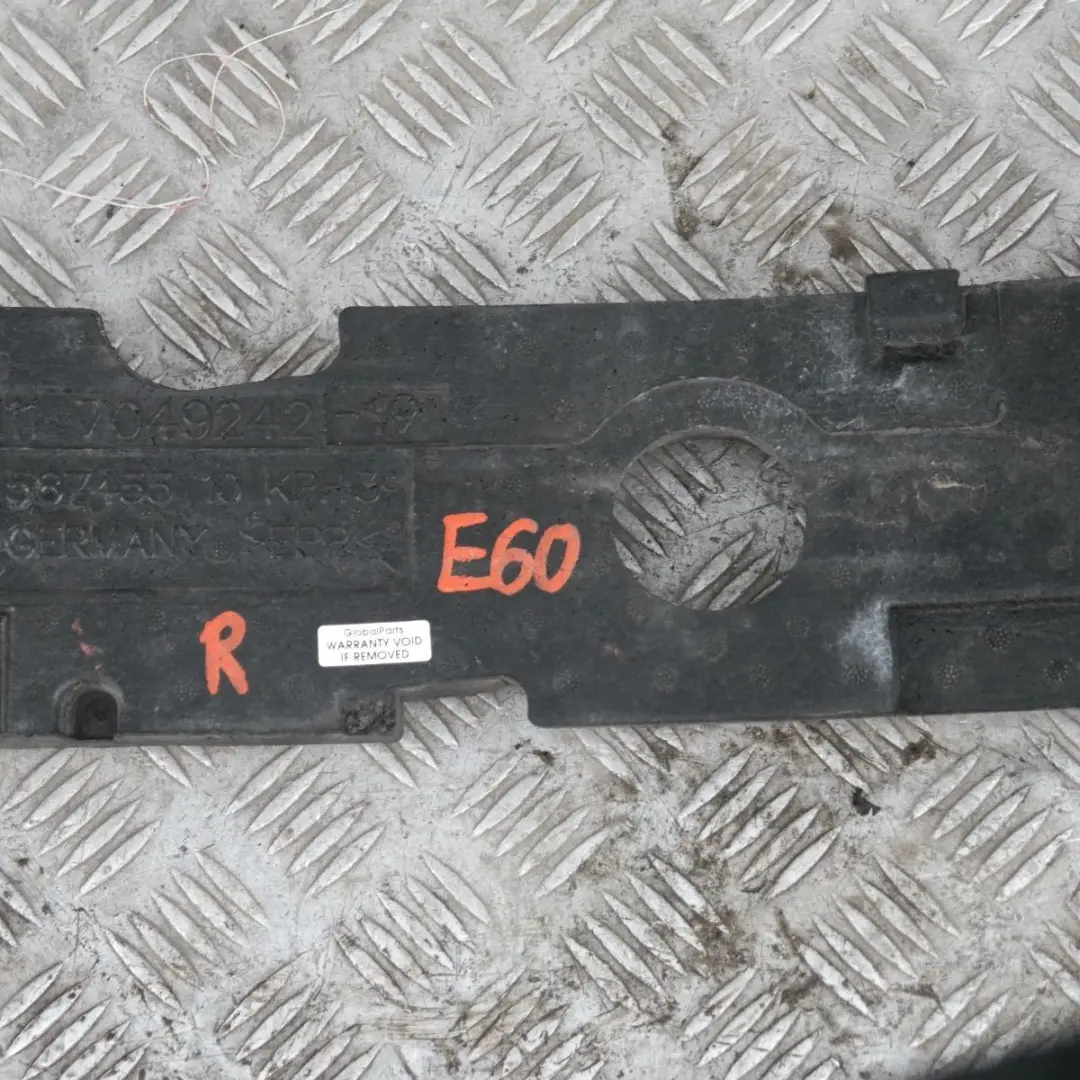 Bumper Shock Absorber Front Right O/S to BMW 5 Series E60 E61 with Part number 7049242 BMW 5 Series E60 E61 Bumper Shock Absorber Front Right O/S - SKU 7049242 - Part number 7049242