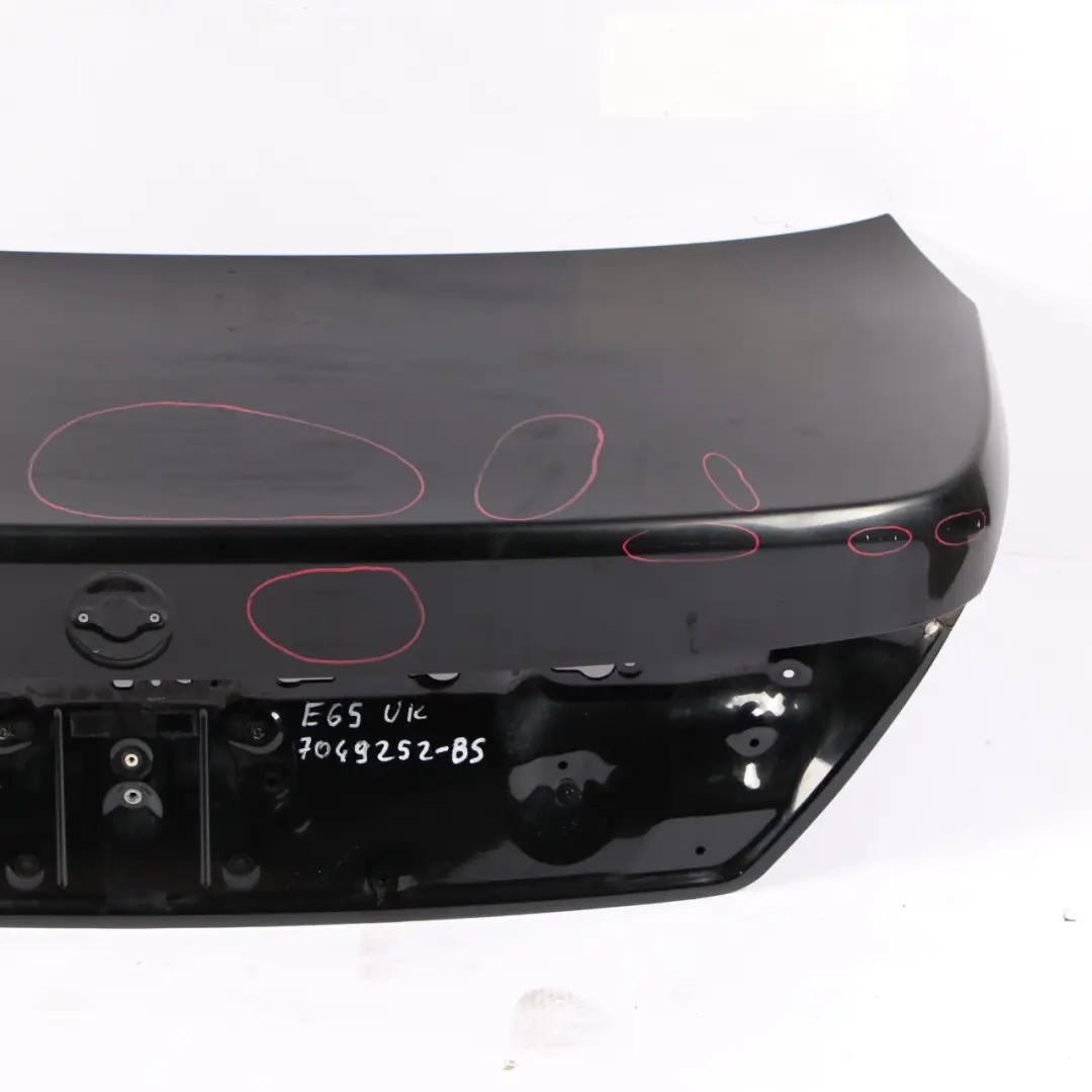 BMW 7 E65 E66 E67 Boot Trunk Lid Tailgate Black Sapphire Metallic - 475 - SKU 7049252-BS - Part number 7049252