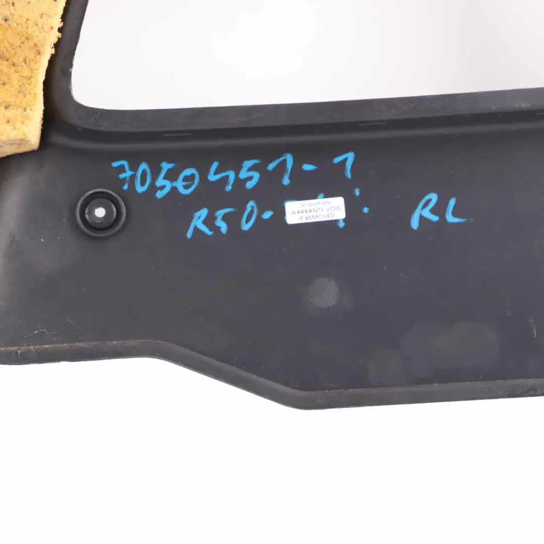 Lateral Panel Rear Left N/S Trim Side Panel Covering Panther Black to Mini R50 R53 with Part number 7050451 Mini R50 R53 Lateral Panel Rear Left N/S Trim Side Panel Covering Panther Black - SKU 7050451-1 - Part number 7050451