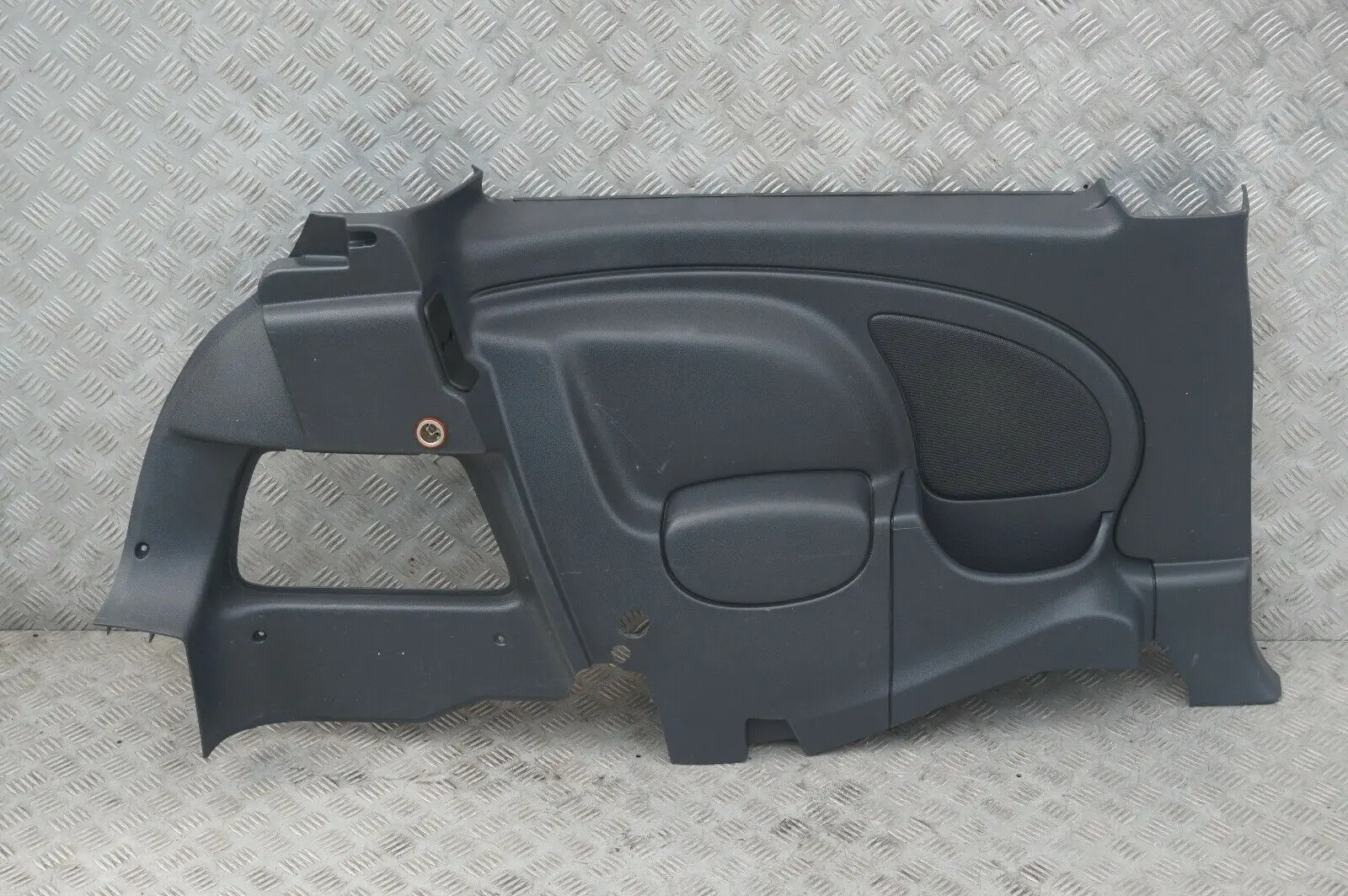 BMW Mini Cooper R50 R53 Seitenverkleidung hinten links PANTHER BLACK 7050451