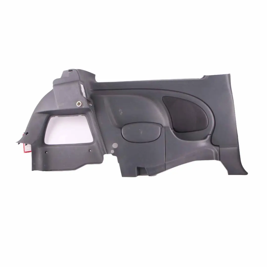 Left N/S Lateral Trim Side Panel Panther Black to BMW Mini Cooper R50 R53 Rear with Part number 7050451 BMW Mini Cooper R50 R53 Rear Left N/S Lateral Trim Side Panel Panther Black - SKU 7050451 - Part number 7050451