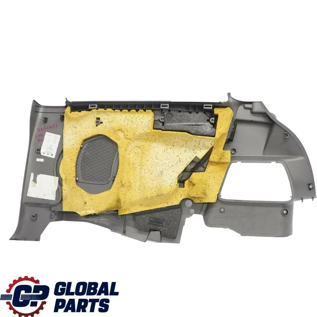 Left N/S Lateral Trim Side Panel Silbergrau Silver Grey to BMW Mini Cooper R50 Rear with Part number 7050453 BMW Mini Cooper R50 Rear Left N/S Lateral Trim Side Panel Silbergrau Silver Grey - SKU 7050453 - Part number 7050453