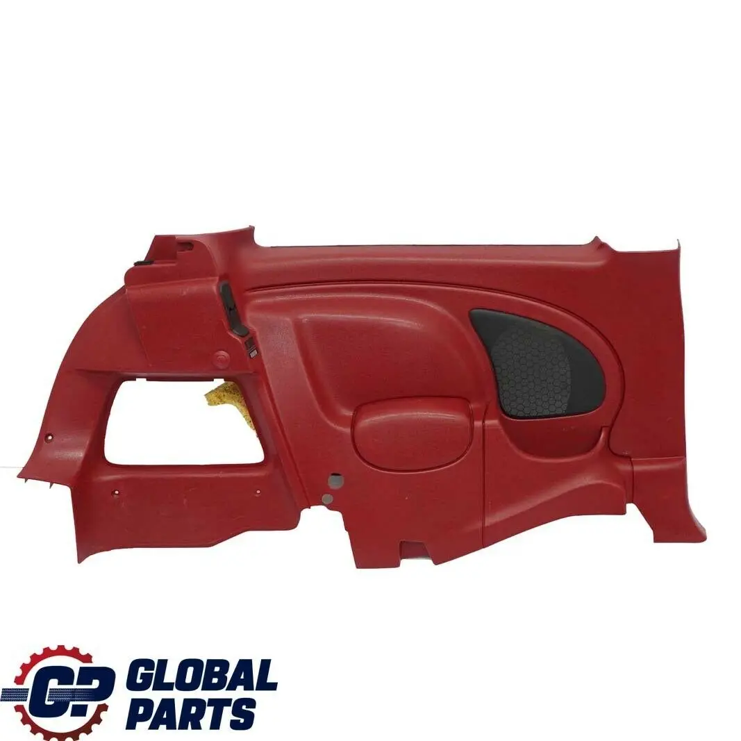 BMW Mini Cooper R50 R53 Seitenverkleidung hinten links Tartan Red Rot