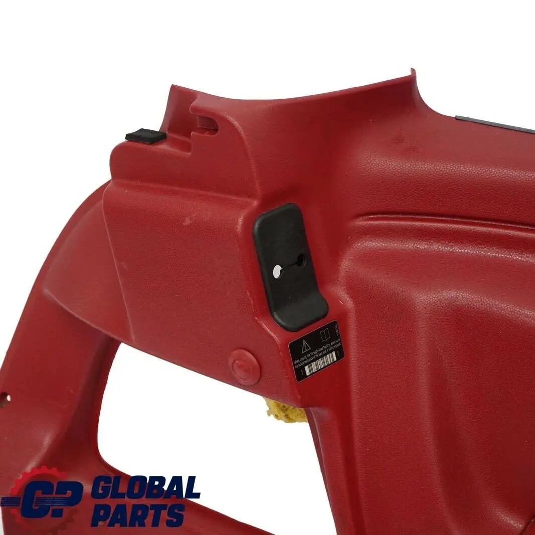 Rivestimento Laterale Posteriore Sinistra Tartan Rosso per Mini Cooper R50 R53 con numero di parte 7050455 Mini Cooper R50 R53 Rivestimento Laterale Posteriore Sinistra Tartan Rosso - SKU 7050455 - Numero di parte 7050455