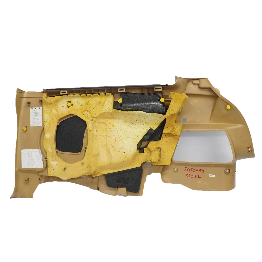 Mini Cooper R50 R53 Rear Left N/S Lateral Trim Side Panel Cordoba Beige - SKU 7050459 - Part number 7050459