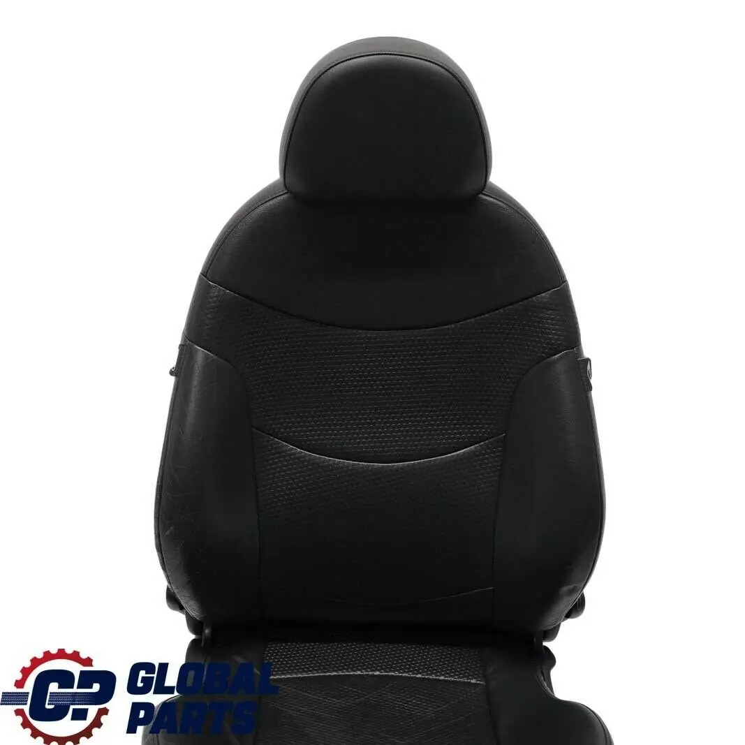 BMW Mini Cooper One R50 Sport Vorne Rechts Leder Sitz Sportsitz Panther Schwarz - SKU 7051156-1 - Teilenummer 7051156