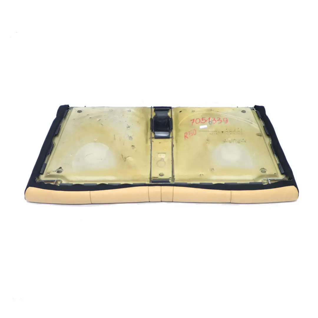 Mini Cooper R50 Rear Seat Cover Bench Sofa Base Leather Cordoba Beige - SKU 7051339 - Numéro de pièce 7051339