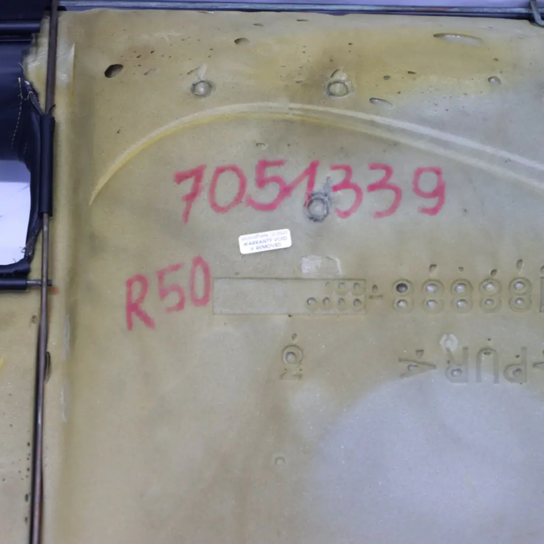 Mini Cooper R50 Asiento Trasero Respaldo Funda Sofá Base Cuero Cordoba Beige - SKU 7051339 - Número de pieza 7051339