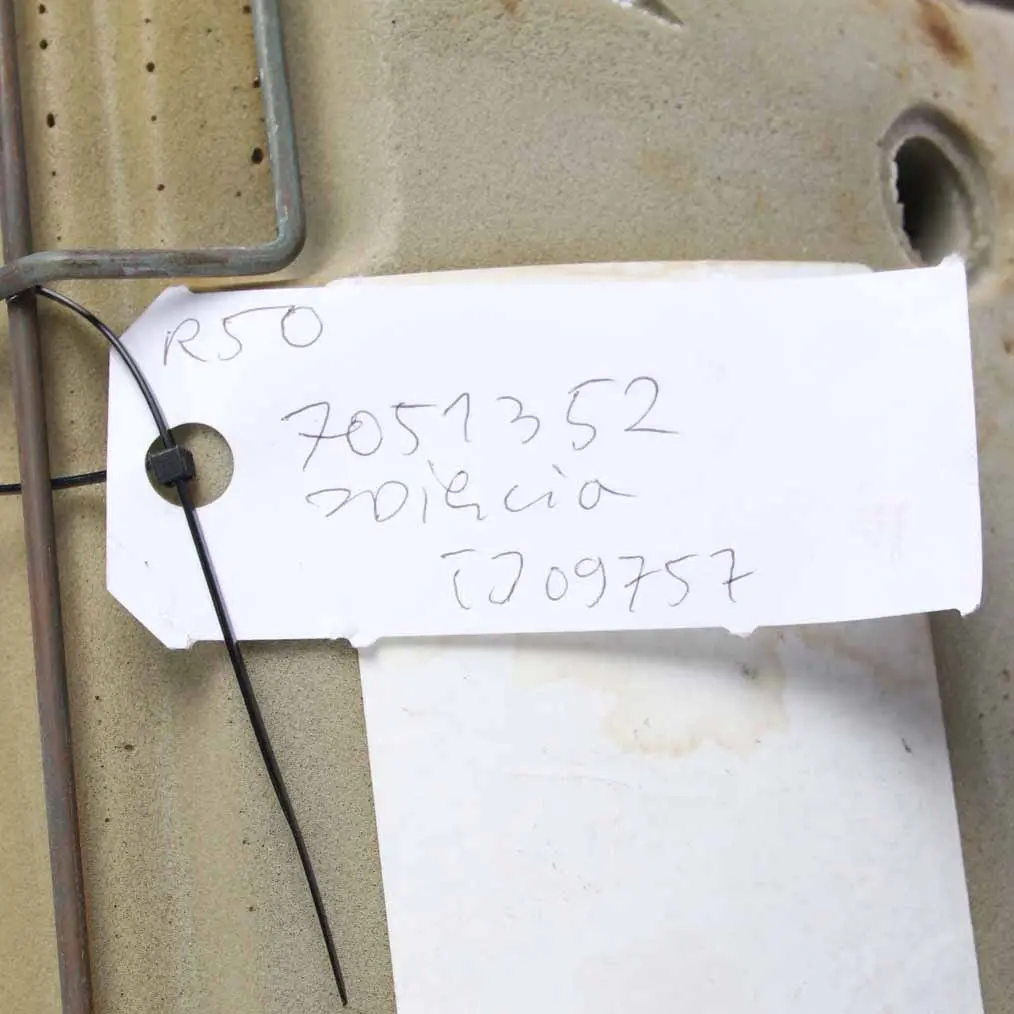 Bench Rear Seat Cover Sofa Base Cloth Fabric Panther Black Kaleido to Mini R50 Seat with Part number 7051352 Mini R50 Seat Bench Rear Seat Cover Sofa Base Cloth Fabric Panther Black Kaleido - SKU 7051352 - Part number 7051352