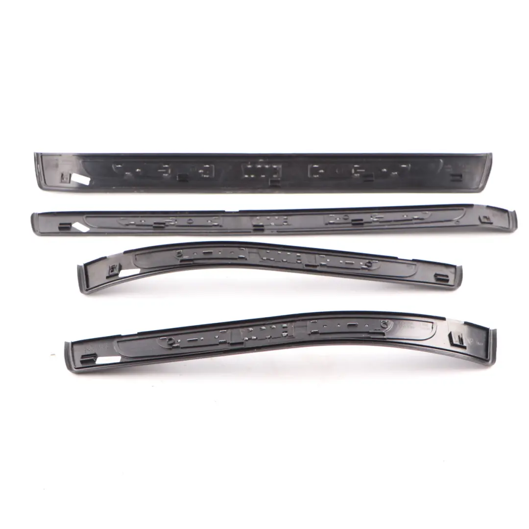 Entrance Strip Door Panelling Cover Edge Trim Sill Kick Plate Set Black to BMW E65 with Part number 7051872 BMW E65 Entrance Strip Door Panelling Cover Edge Trim Sill Kick Plate Set Black - SKU 7051872-1 - Part number 7051872
