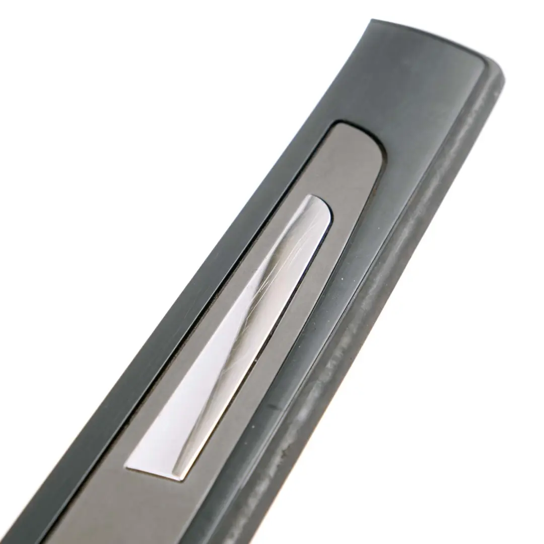 Front Right O/S Entrance Cover Trim Dark Silver to BMW 7 Series E65 E66 E67 with Part number 7051872 BMW 7 Series E65 E66 E67 Front Right O/S Entrance Cover Trim Dark Silver - SKU 7051872 - Part number 7051872