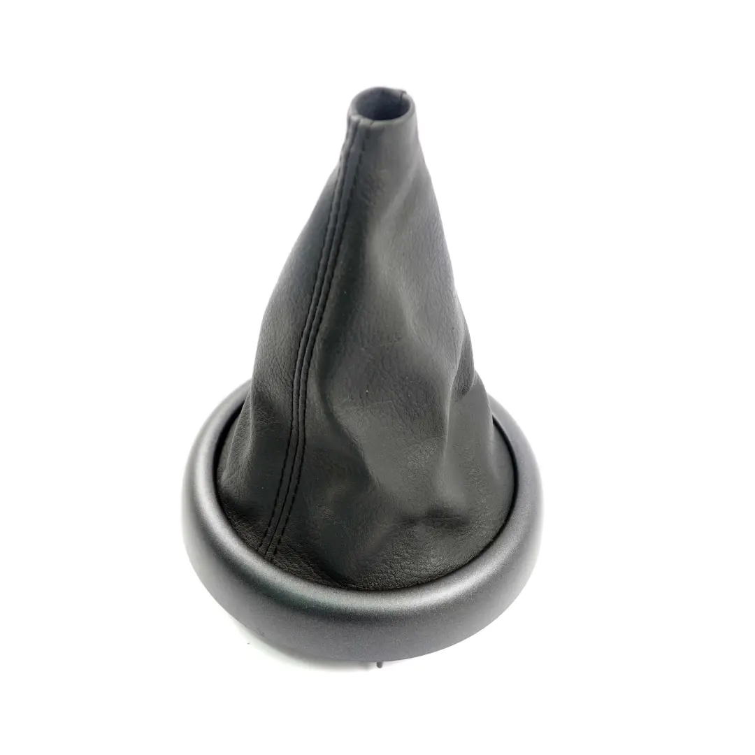 Mini R50 R52 R53 Schalthebelabdeckung Anthrazit Ring Panther Schwarz Black Leder - SKU 7052157 - Teilenummer 7052157