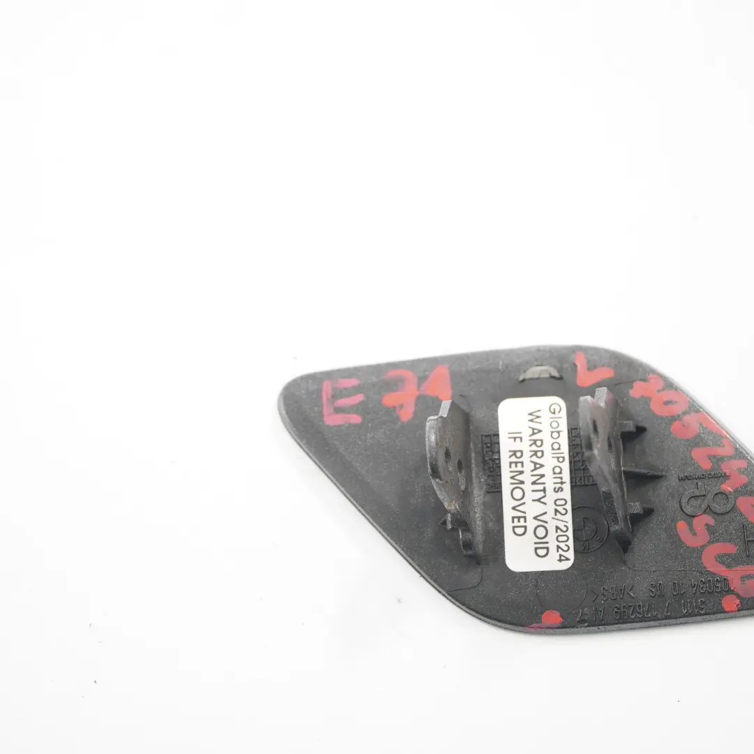 BMW X6 E71 Front Headlight Washer Spray Cover Left N/S Space Grey - A52 7176299 - SKU 7052427-SCG - Part number 7052427