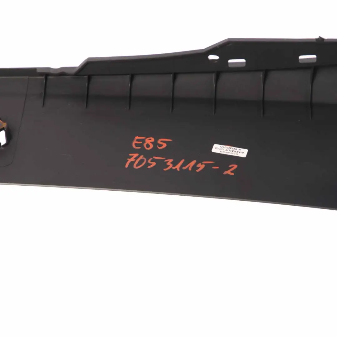 BMW Z4 E85 Console Centrale Cadre de Montage Split Slide Noir Accoudoir 6961779 - SKU 7053115-2 - Numéro de pièce 7053115