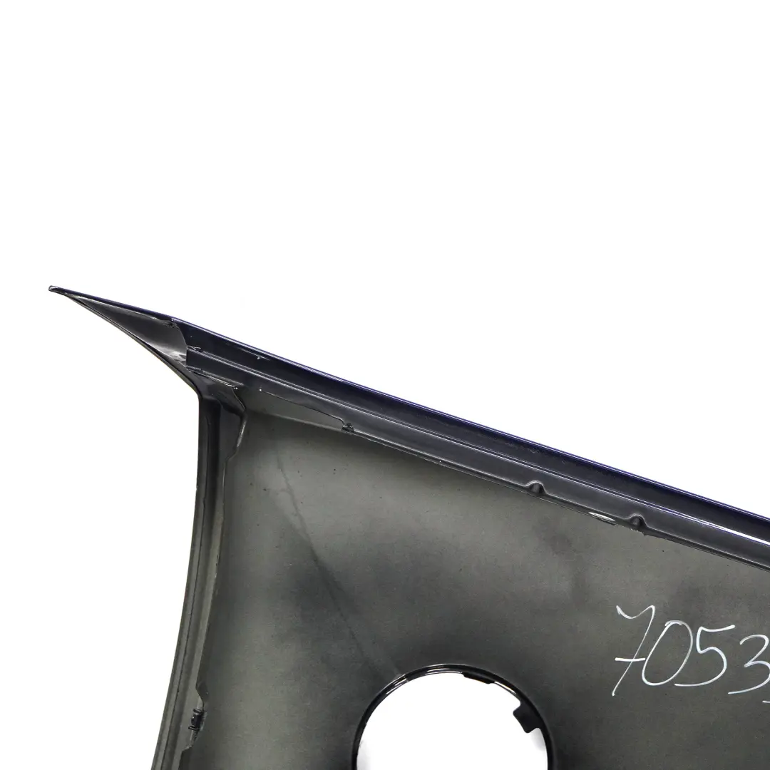 Seitenkotflügel BMW Z4 E85 vorne links Kotflügel Monacoblau Blau Metallic - A35 für mit Teilenummer 7053327 Seitenkotflügel BMW Z4 E85 vorne links Kotflügel Monacoblau Blau Metallic - A35 - SKU 7053327-MB - Teilenummer 7053327