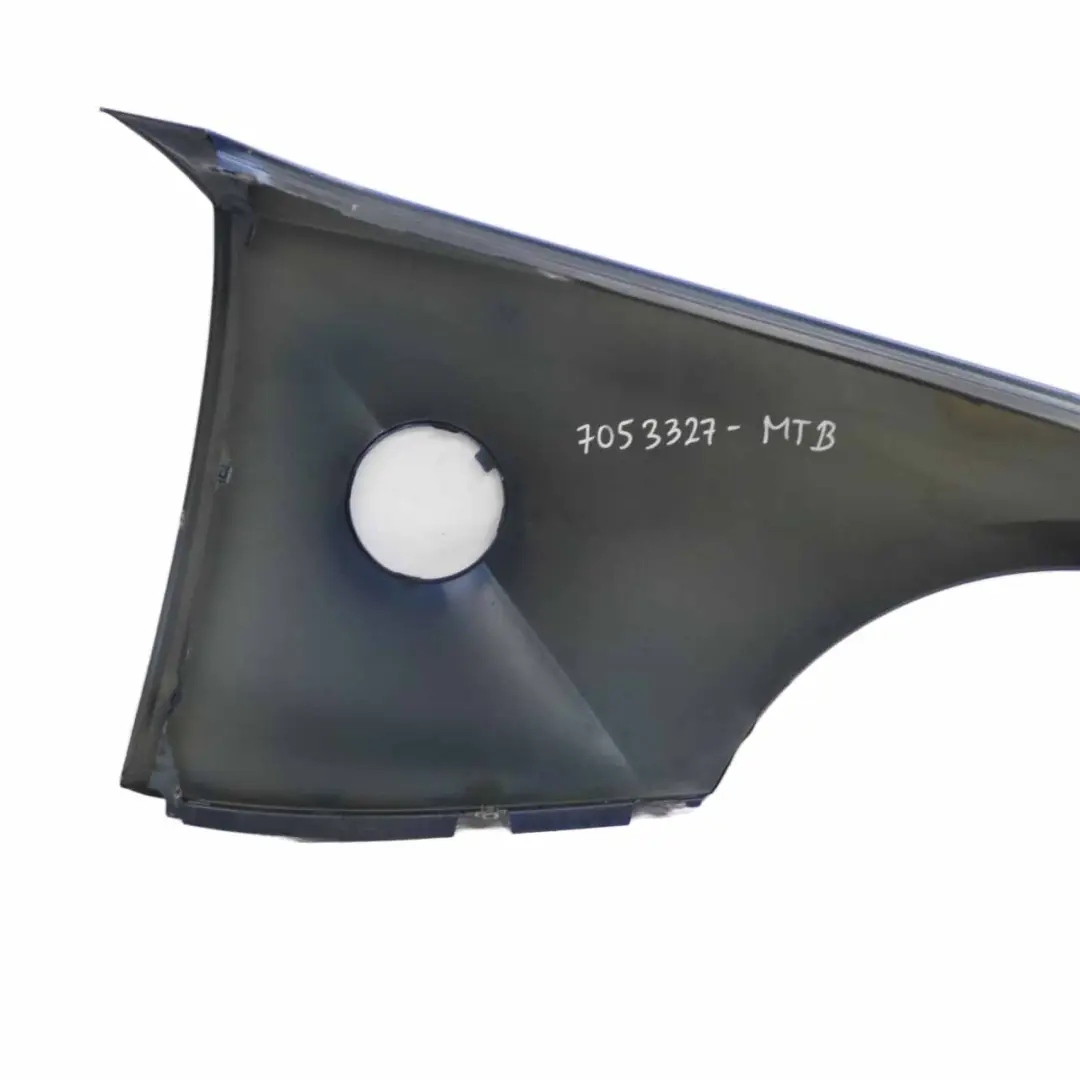 BMW Z4 E85 E86 Delantero Izquierdo Panel Lateral Guardabarros Azul Montego A51 - SKU 7053327-MTB - Número de pieza 7053327