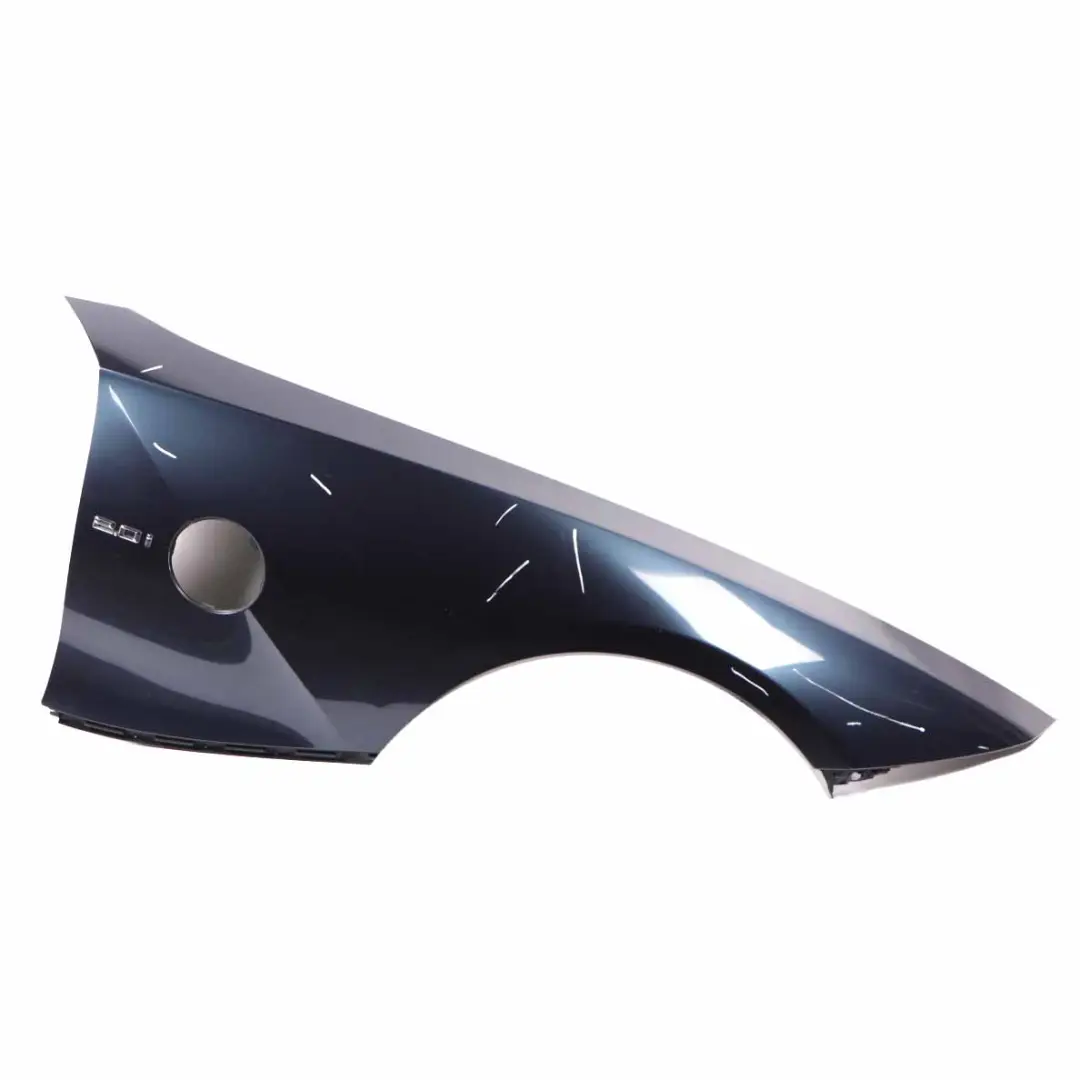 Side Panel Front Right O/S Side Wing Fender Toledo Blue Metallic 482 to BMW Z4 E85 with Part number 7053328 BMW Z4 E85 Side Panel Front Right O/S Side Wing Fender Toledo Blue Metallic 482 - SKU 7053328-TDB - Part number 7053328