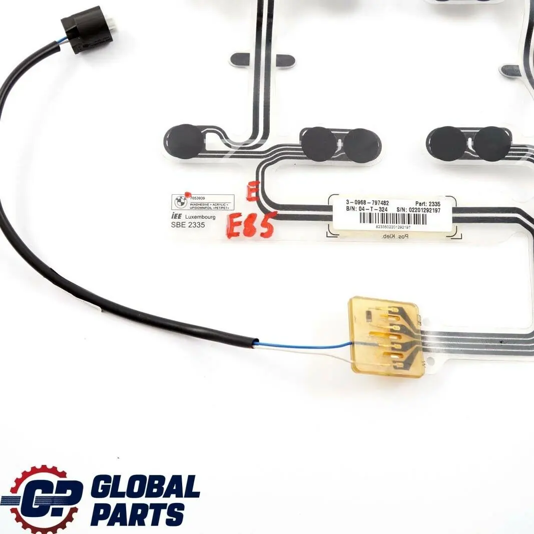 Front Passenger Seat Sensor Mat to BMW Z4 E85 with Part number 7053939 BMW Z4 E85 Front Passenger Seat Sensor Mat - SKU 7053939 - Part number 7053939