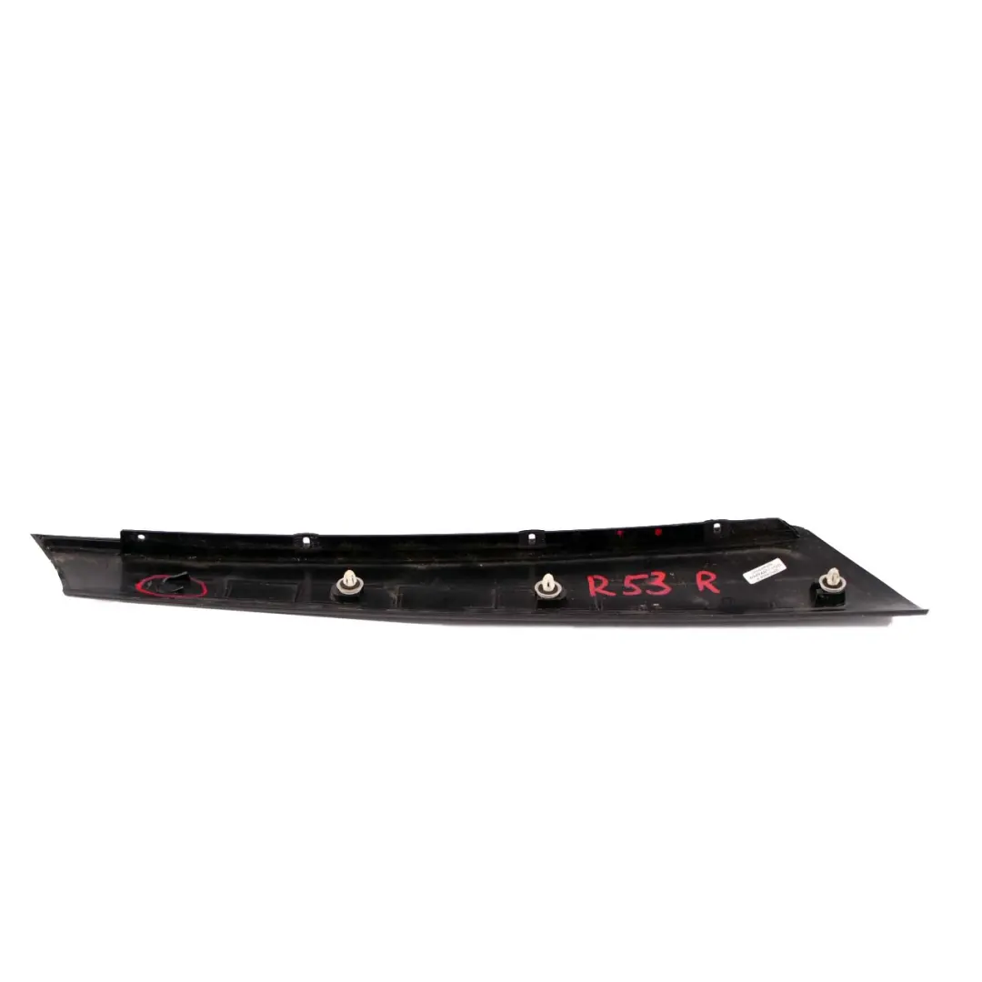 Window Column A Right O/S Glanzschwarz Black Gloss 7054098 to Mini R50 R53 2 Cover with Part number 7054098 Mini R50 R53 2 Cover Window Column A Right O/S Glanzschwarz Black Gloss 7054098 - SKU 7054098-2 - Part number 7054098