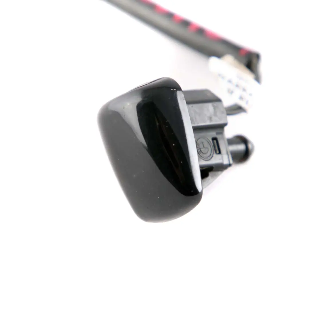 BMW E63 E64 1 Spray Nozzle Windshield Cleaning High Gloss Glanzschwarz - SKU 7054446-1 - Part number 7054446