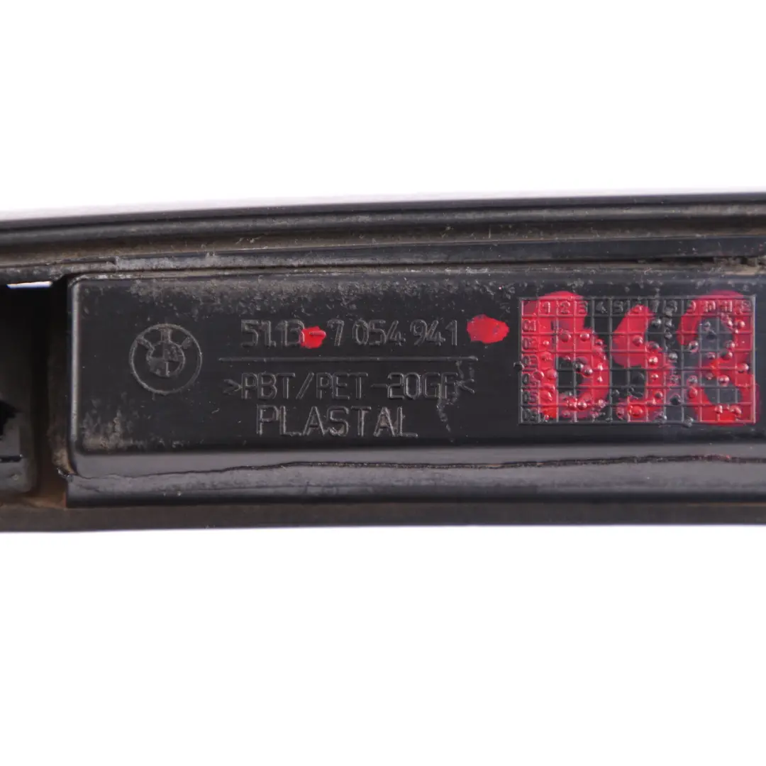 BMW X5 E53 Rear Trunk Lid Grip Handle Trim Panel Boot Black Sapphire - SKU 7054941-BS3 - Part number 7054941