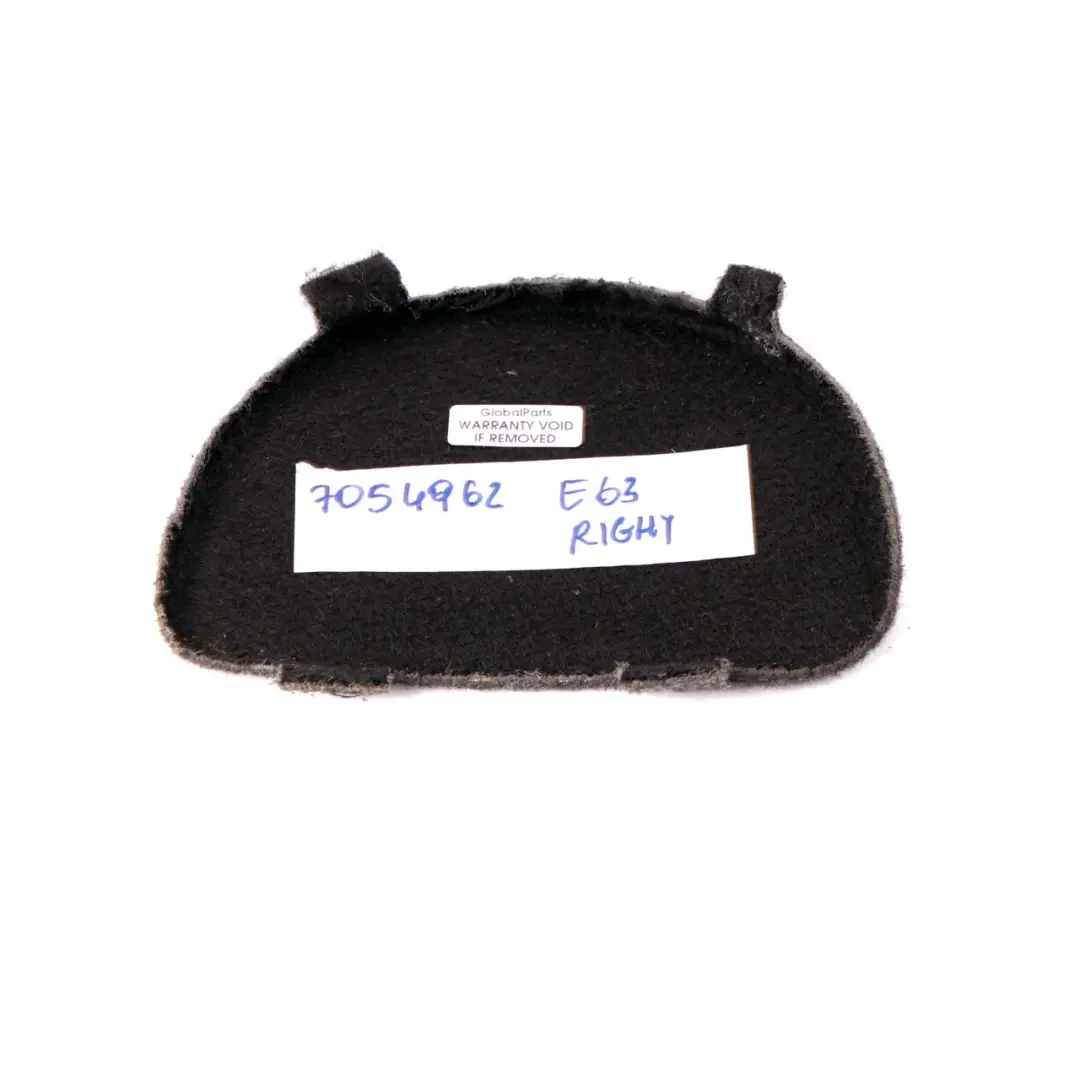 Right O/S Lamp Light Trunk Flap Cover Panel to BMW 6 Series E63 E64 Rear with Part number 7054962 BMW 6 Series E63 E64 Rear Right O/S Lamp Light Trunk Flap Cover Panel - SKU 7054962 - Part number 7054962