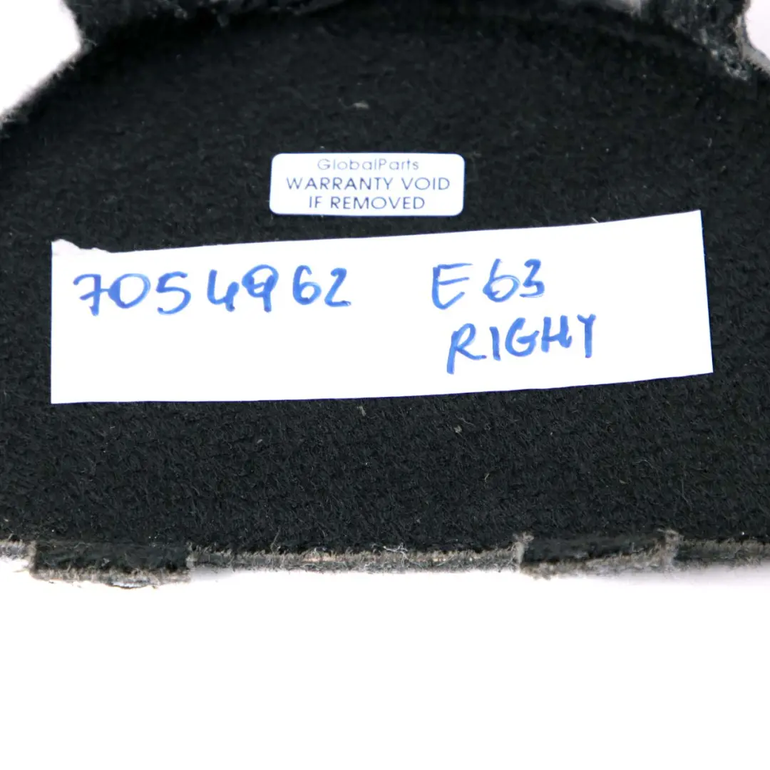 Right O/S Lamp Light Trunk Flap Cover Panel to BMW 6 Series E63 E64 Rear with Part number 7054962 BMW 6 Series E63 E64 Rear Right O/S Lamp Light Trunk Flap Cover Panel - SKU 7054962 - Part number 7054962