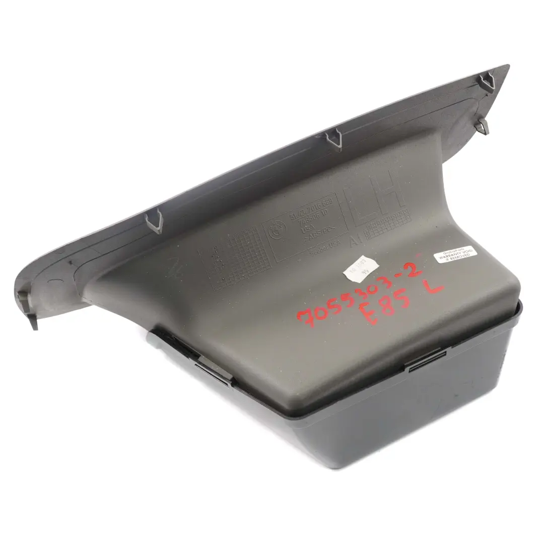 Panel Insert Cover Left N/S Grey 7016669 to BMW Z4 E85 2 Rear with Part number 7055303 BMW Z4 E85 2 Rear Panel Insert Cover Left N/S Grey 7016669 - SKU 7055303-2 - Part number 7055303