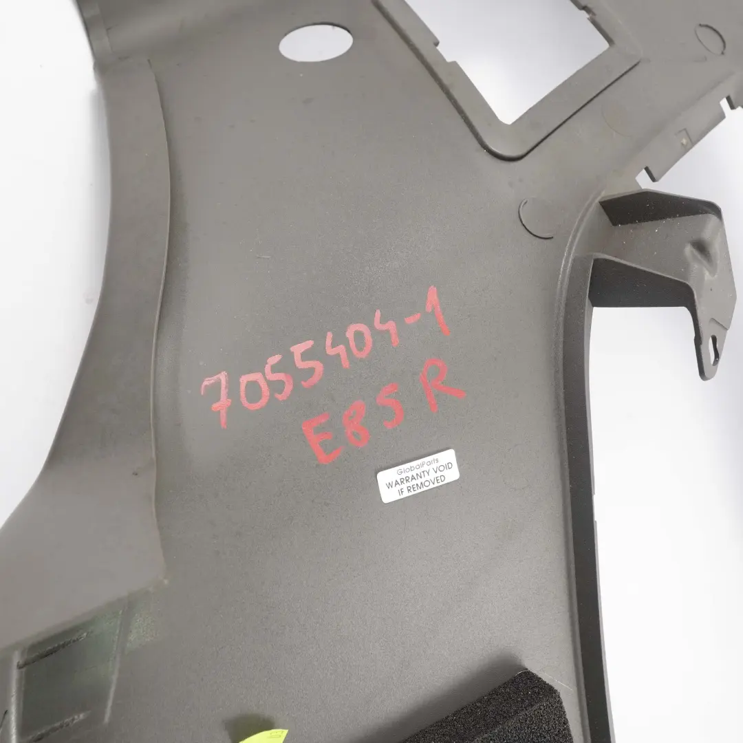 Lateral Trim Panel Top Rear Right Cover Grey para BMW Z4 E85 con número de pieza 7055404 BMW Z4 E85 Lateral Trim Panel Top Rear Right Cover Grey - SKU 7055404-1 - Número de pieza 7055404