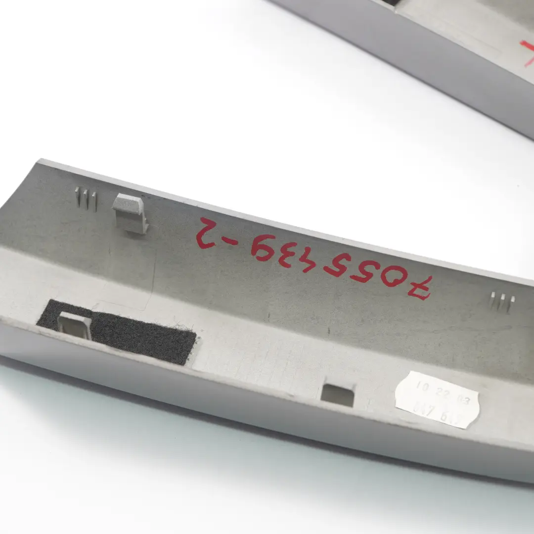 BMW Z4 E85 Roll Bar Trim Panel Izquierda Cubierta Gris Plata 7043837 - SKU 7055439-2 - Número de pieza 7055439